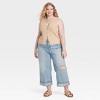 Women's Mid-Rise Cropped Vintage Wide Leg Jeans - Universal Thread™ - 3 of 3