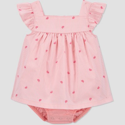 Image of Carter's Just One You®️ Baby Girls' Bunny Sunsuit - Pink Newborn