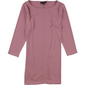 Alfani Womens Solid 3/4-Sleeve Tunic Blouse - 1 of 2