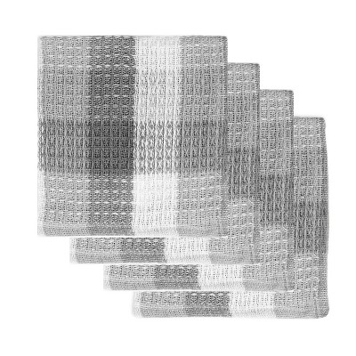 5pk Cotton Assorted Kitchen Towels Gray - Threshold™