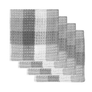 4pk Nana's Dish Cloths Gray/White - MU Kitchen - 1 of 3