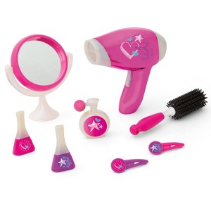 Kidoozie Glamour Girls Styling Set - Pretend Play Hair and Cosmetics Set for children ages 3 and above - 1 of 4