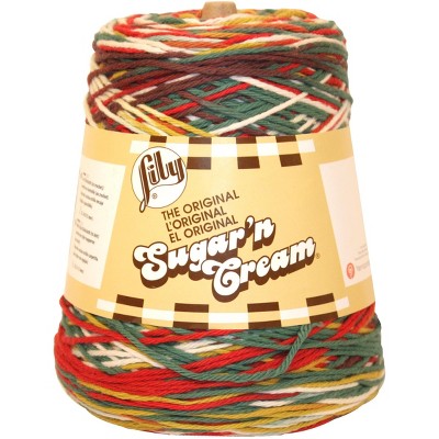 Lily Sugar'n Cream Yarn - Ombres Super Size-Chocolate Ombre, 1