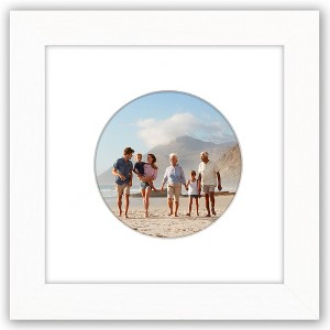 Americanflat Picture Frame with Oval Mat Insert and Shatter-Resistant Glass - Signature Collection - Photo Frame for Wall Display - 1 of 4
