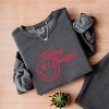 Simply Sage Market S.W.Smiley Feeling Cheerful Sparkle Lightweight Garment Dyed Sweatshirt - 3 of 4