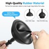 JANSNO Black 2-in-1 Toilet Plunger and Brush with Extended Handle, Bathroom Cleaning Supplies - 3 of 4