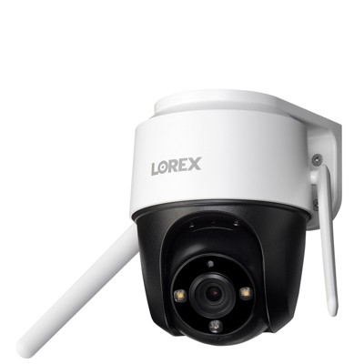 Lorex White 2K Pan-Tilt Outdoor Wi-Fi Security Camera