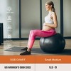 SEVOBAL 6 Pairs Pilates Stockings Toes Home Pilates Socks for Women Non Slip Grippers Yoga Crew Socks Barre, Black, 7.41"*0.39"*0.39" - 4 of 4