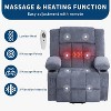 Coucheta Power Lift Recliner with Massage & Heat -  USB  Charging, 350 lb Capacity, Cup Holders - 3 of 4