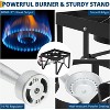 Coucheta Propane Burner, High Pressure 80,000 BTUs Single Gas Stove with Water Bag& 4ft Adjustable Hose with Regulator,Propane Stove - 3 of 4