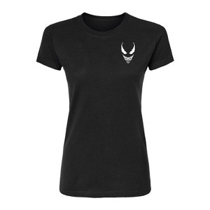Women's - Marvel - Venom Logo Face Fitted Graphic T-Shirt - 1 of 2