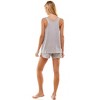 Emerson Road NYC Womens Whisperluxe Rib Henley Tank & Shorts Pajama Set - 3 of 3