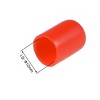 Unique Bargains Rubber Vinyl Round Tube Bolt Thread Protectors End Caps Cover Red 50 Pcs - 3 of 3