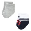 Luvable Friends Infant Boys Newborn and Baby Terry Socks, Nautical - 4 of 4