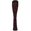 Memoi Chili Pepper 8-15 mmHg Graduated Bamboo Compression Socks Black 9-11 - 2 of 3