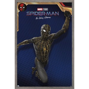 Trends International Marvel Spider-Man: No Way Home - Black Costume Framed Wall Poster Prints - 1 of 4