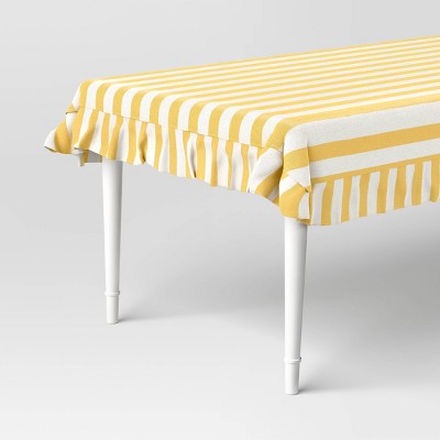 Yellow Striped Tablecloth - Threshold™