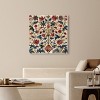 Art Remedy Ivory Floral Embroidery Chic Farmhouse Wall Art Unframed - 2 of 4