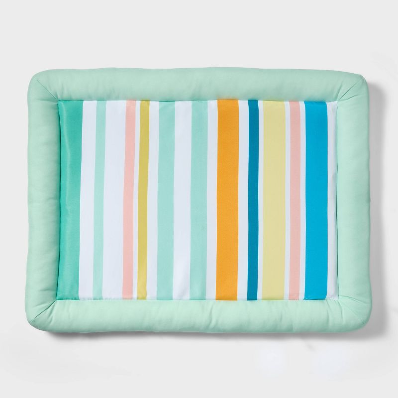 Cooling Mat Cat and Dog Bolster Bed - Light Teal Blue - Sun Squad&#8482;, 3 of 10
