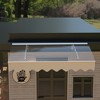 Vynxaria 47" x 34" Door Window Awning - Stylish Canopy for Wooden Walls - 3 of 4