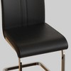 Lyngins Modern Dining Chairs,Upholstered Kitchen Chairs with C-shaped Tube Plating Metal Legs,PU Chairs for Dining Room - 4 of 4