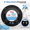 Pyle 4" Waterproof Marine Stereo Speakers - Dual-Cone Full-Range (Pair) - 2 of 4