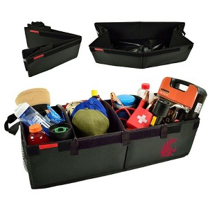 NCAA Washington State Cougars Heavy Duty Rigid-Base Trunk Organizer - 1 of 4