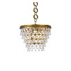 Elegant Lighting Nordic 4 lights brass pendant - 3 of 4