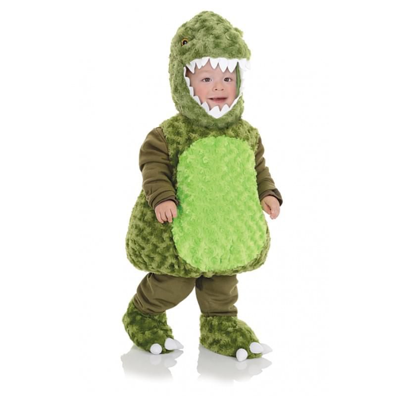 Underwraps Costumes Belly Babies T-Rex Green Dinosaur Toddler Costume, 1 of 2