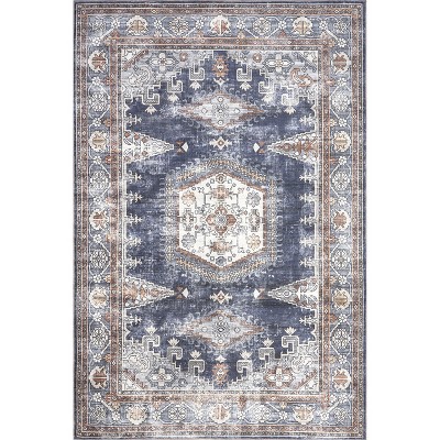 Nuloom Maire Traditional Medallion Pet Friendly Machine Washable Area Rug
