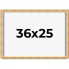 PosterPalooza | Minimalist Shadow Box Brown Picture Frame - UV Acrylic, Backing Board, Hanging Hardware - 2 of 4