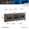 Grey Driftwood TV Stand - 3 of 4