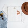 Simply Sage Market Women's  Garment Dyed Graphic Sweatshirt Embroidered Hey Boo Mini - 3 of 4