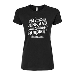 Women's - Home Alone - Junk And Rubbish Fitted Graphic T-Shirt - 1 of 2