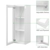 LOVMOR 15"W*12"D*42"H Plywood Kitchen Wall Cabinet without Glass in Shaker White - 3 of 4
