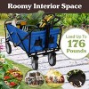 Heavy-Duty Collapsible Wagon with Telescoping Handle by Nature Spring - 2 of 4
