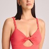 Vitamin A Women's Knot Front Keyhole Full Coverage One Piece Swimsuit - 3 of 3