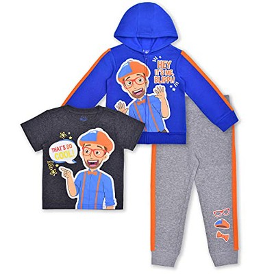 Blippi Boys Long Sleeve T-Shirt and Jogger Set for Toddler and