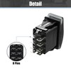 Unique Bargains 1 Set Left Hand Type 8 Pins Power Window Control Switch 710004979 705800048 for Can-Am Defender HD8 DH10 2016-2020 - 4 of 4