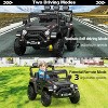 Ride on Car with 6 EVA Wheels&4WD, 24V Battery Powered Electric Car for Kids, Electric Vehicle with Remote Control, 3 Adjustable Speeds - 3 of 4