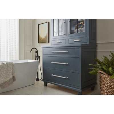 Polished Chrome 19-Inch Modern Appliance Pull with Mounting Hardware
