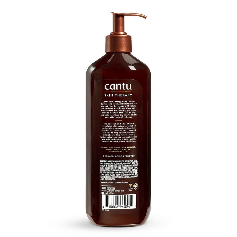 Cantu Body Lotion Coconut Oil Shea - 16 fl oz, 3 of 7