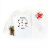 The Juniper Shop Christmas Spirits Green Words Toddler Long Sleeve Tee - 2 of 3