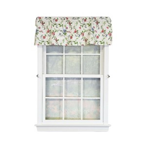 RLF Home 100% Cotton High Quality English Ivy Tailored Window Valance with 1.5" Rod Pocket 50" W X 12" L Spring - 1 of 4