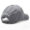 Alilang Denim Baseball Cap with USA Embroidery and American Flag Patch- One Size Fits Most, Gray - 4 of 4