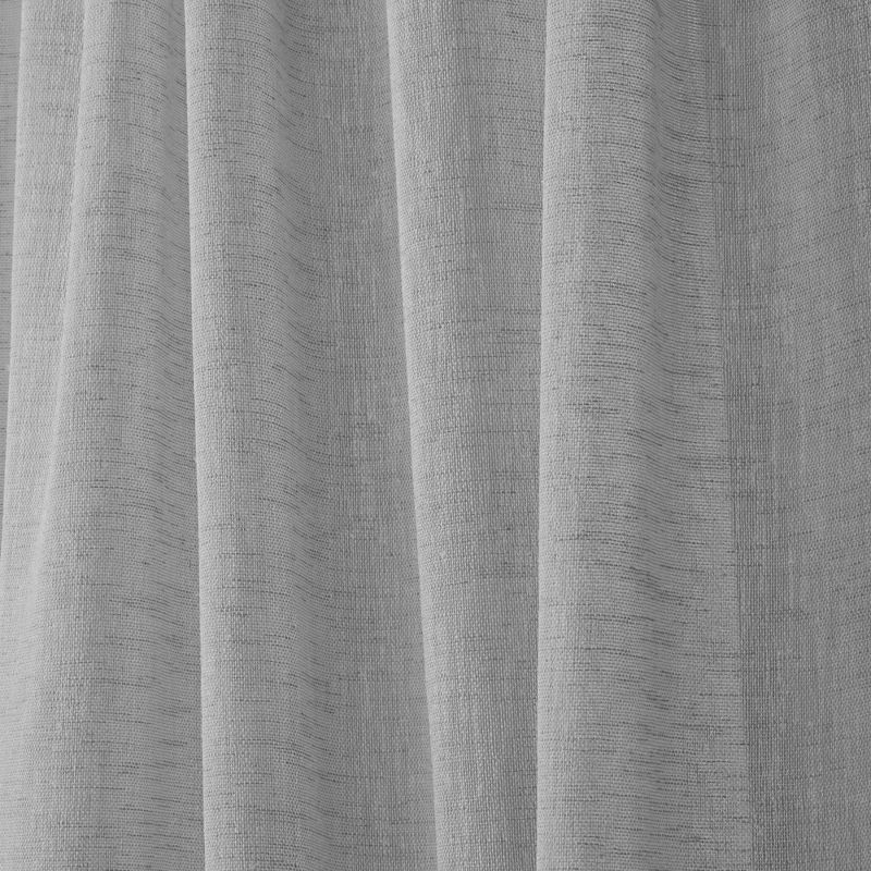 Belfry Rod Pocket Sheer Window Curtain Panels - Nicole Miller, 4 of 10