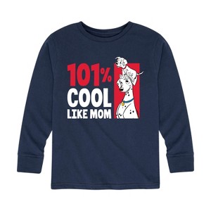 Boys' - 101 Dalmatians - 101 Percent Cool Like Mom Long Sleeve Graphic T-Shirt - 1 of 4
