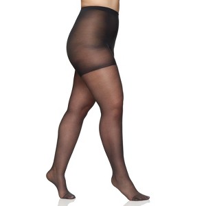 Berkshire Queen Silky Sheer Extra Wear Control Top Pantyhose with Reinforced Toe - 4489 - 1 of 1