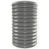 vidaXL Powder-Coated Steel Garden Raised Bed - Sturdy, Weather-Resistant Planter for Outdoor Use - Gray, Oval Shape, 130.7"x15.7"x26.8" - 4 of 4