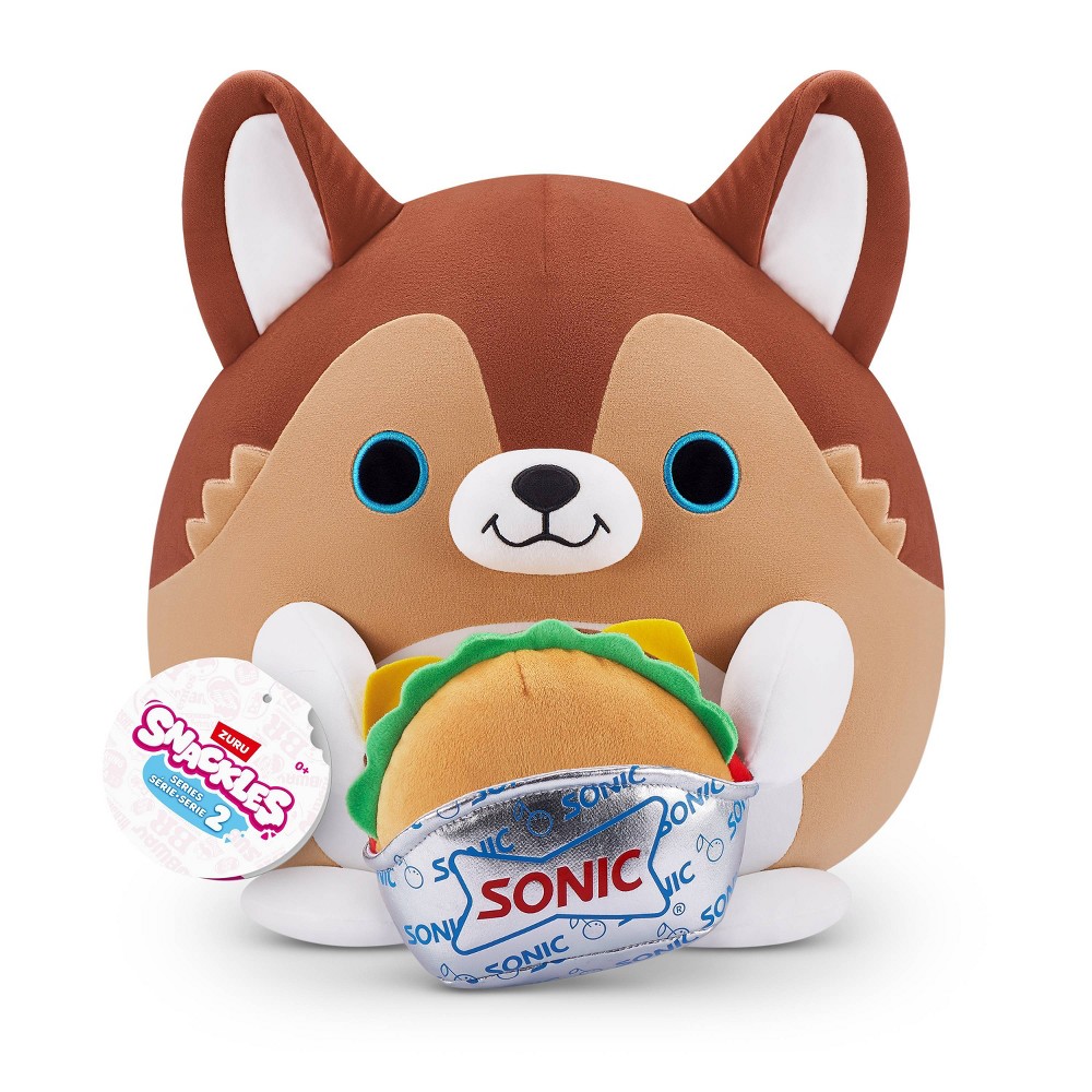 Photos - Soft Toy Snackles 8" Plush Wolf & Sonic Plush